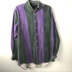 Ralph Lauren | Vintage Striped Shirt Distressed
